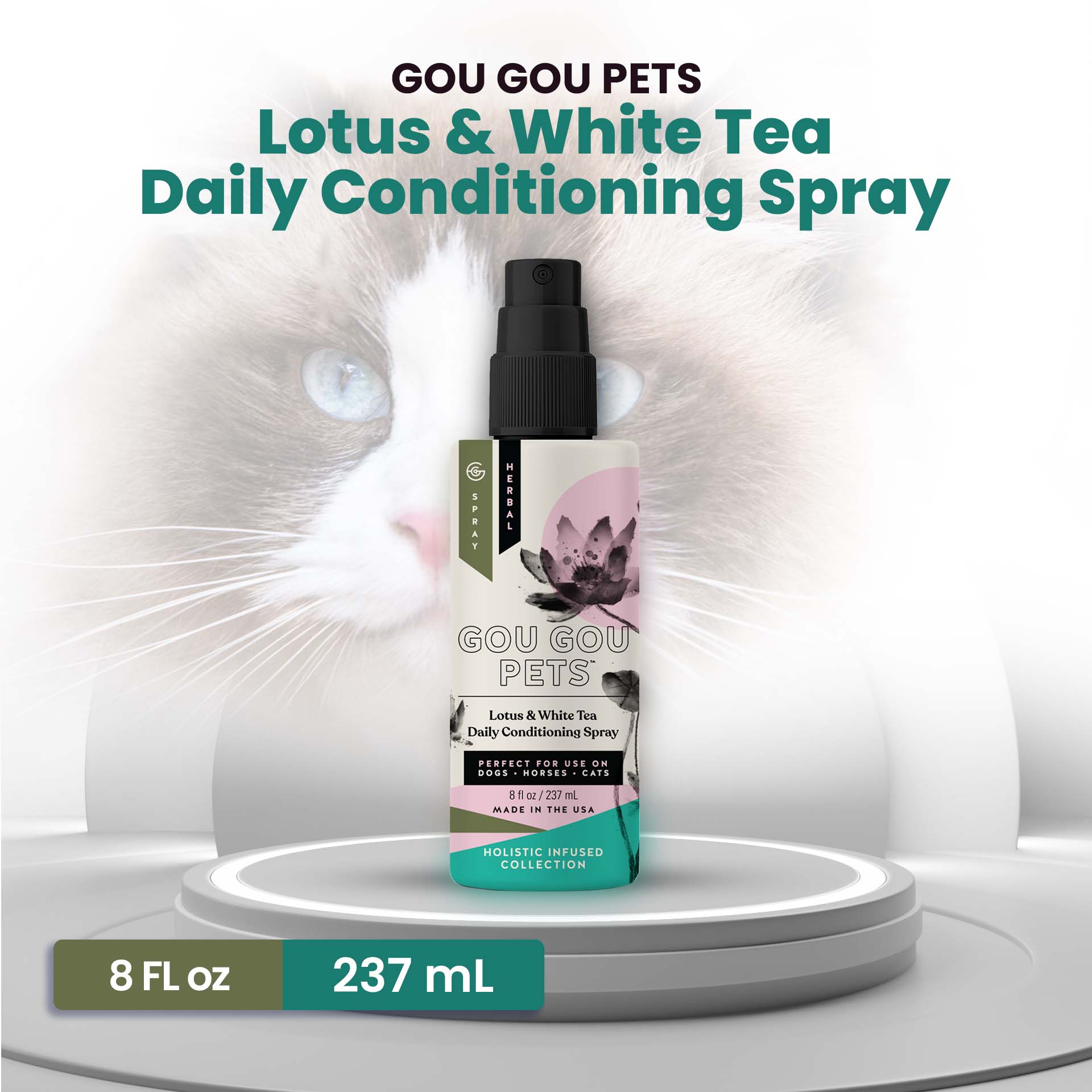 Lotus and White Tea Daily Conditioning Spray for Dogs