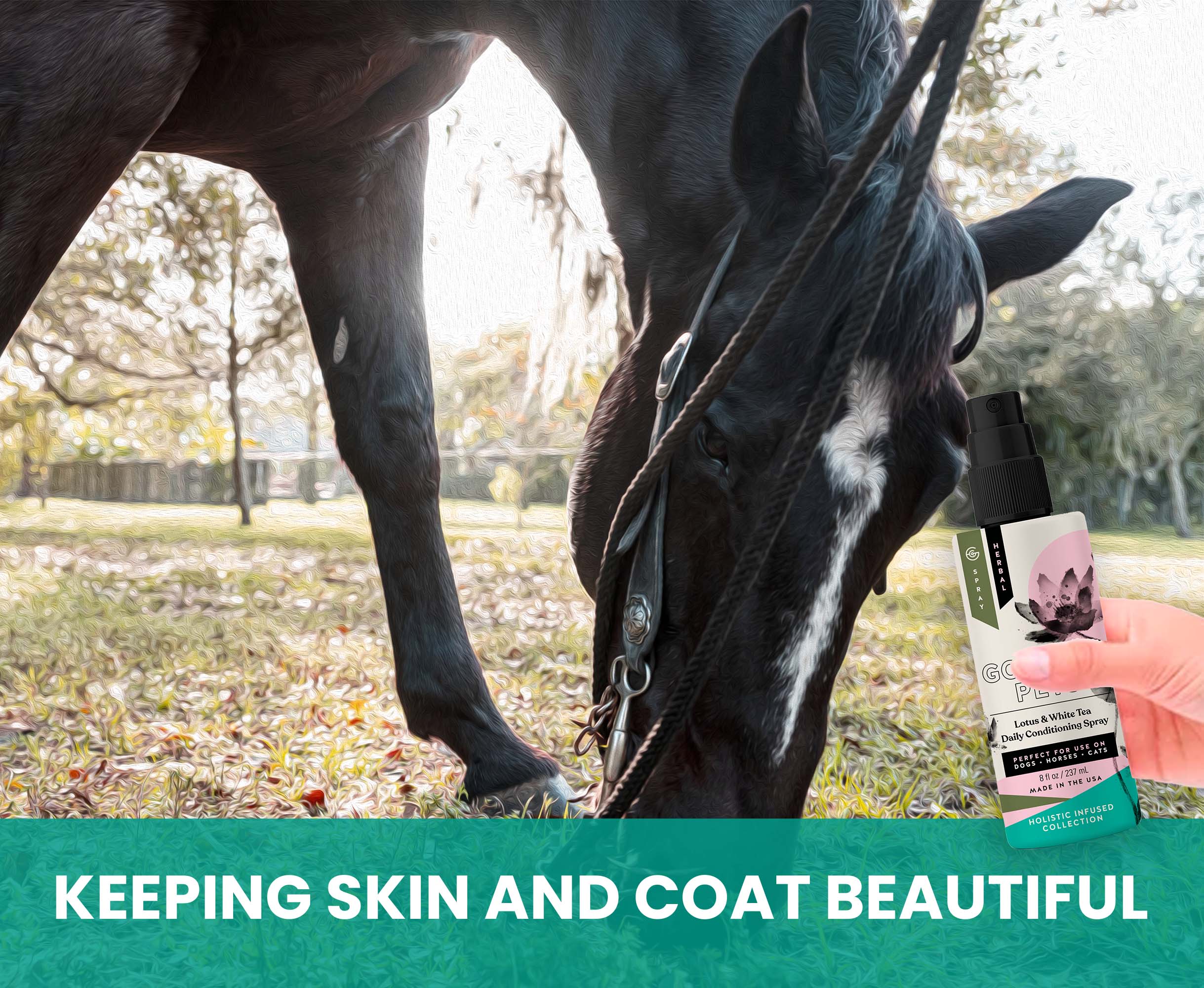 Lotus and White Tea Daily Conditioning Spray for Cats