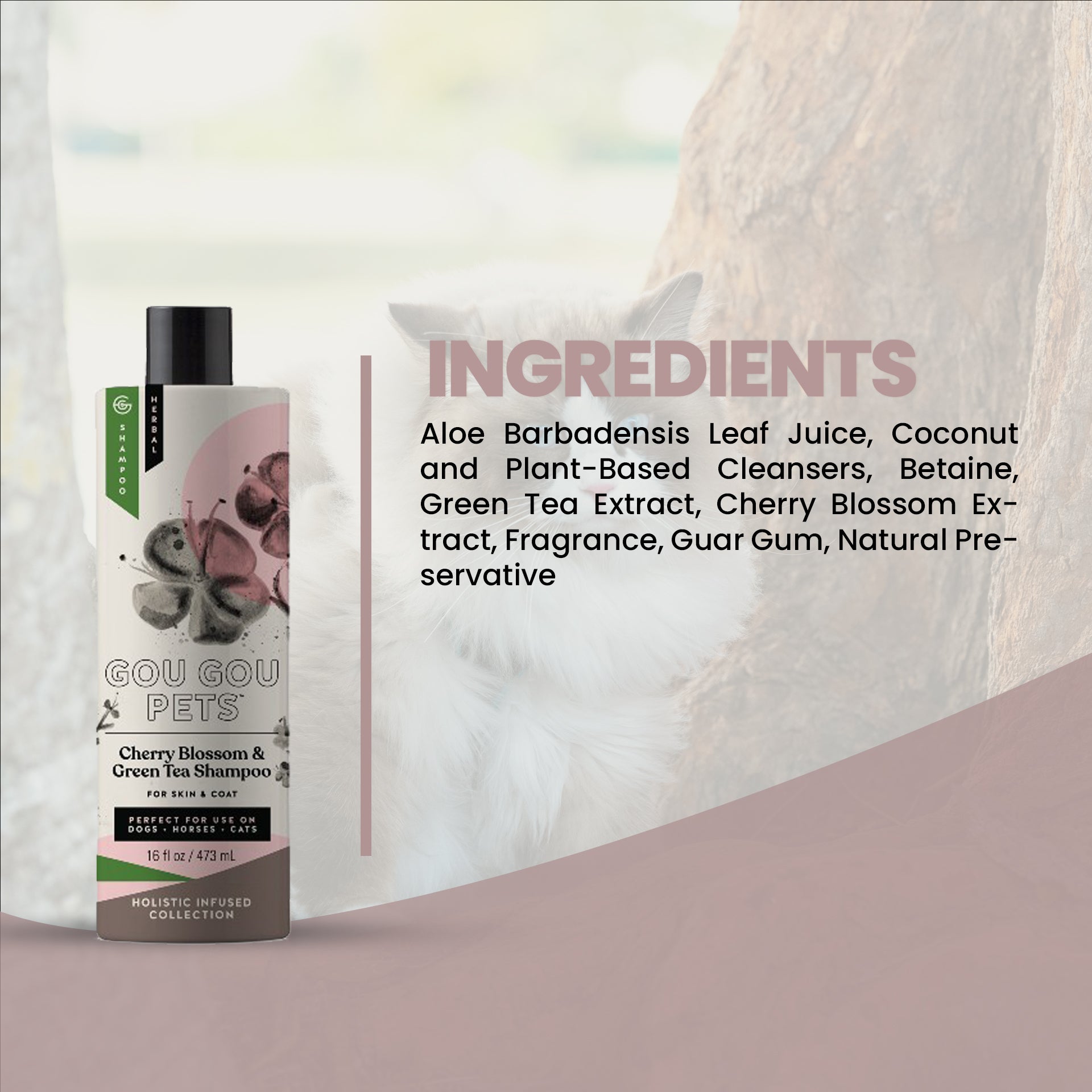 Cherry Blossom and Green Tea Shampoo for Horses