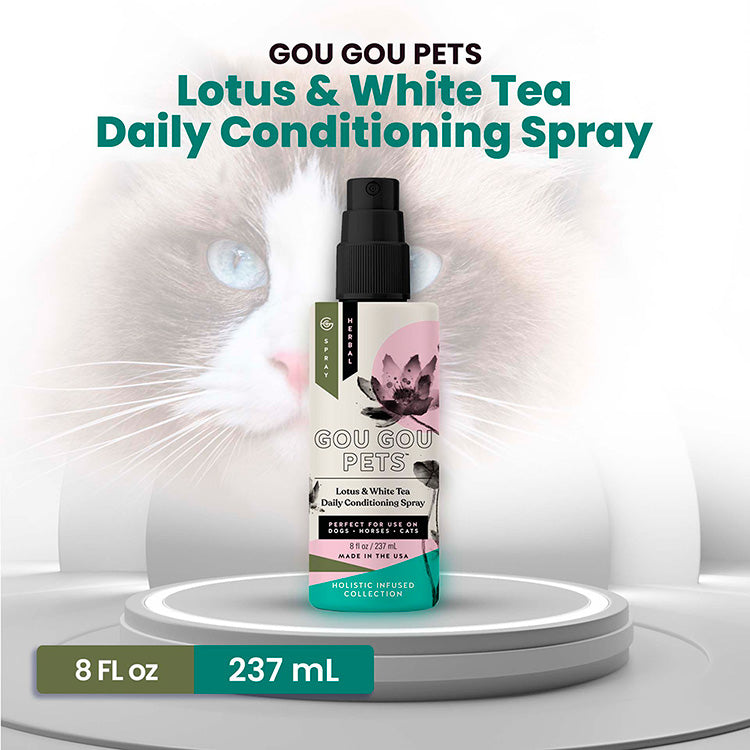 Lotus and White Tea Daily Conditioning Spray for Cats