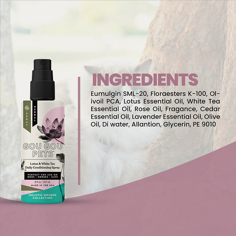 Lotus and White Tea Daily Conditioning Spray for Cats
