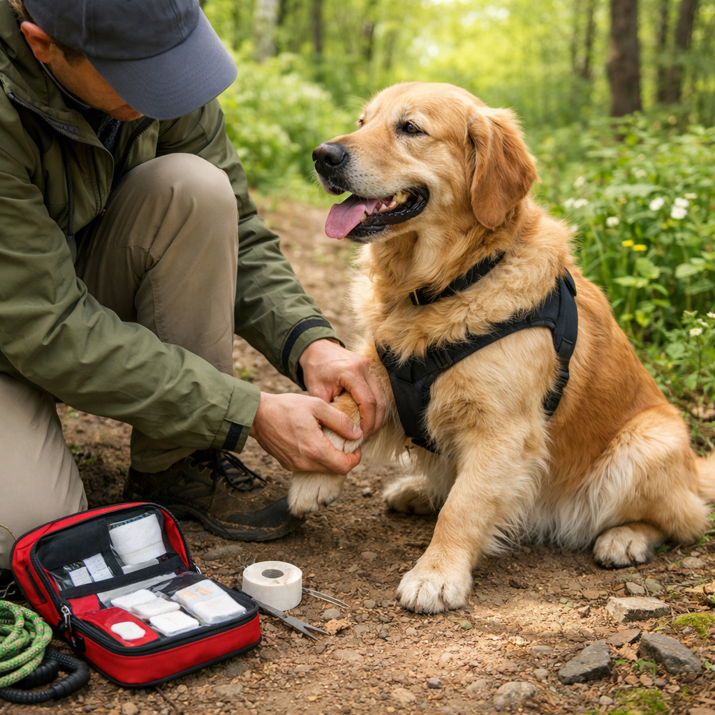 Dog Leg Injuries on the Trail: What to Keep in a Spring Emergency Kit
