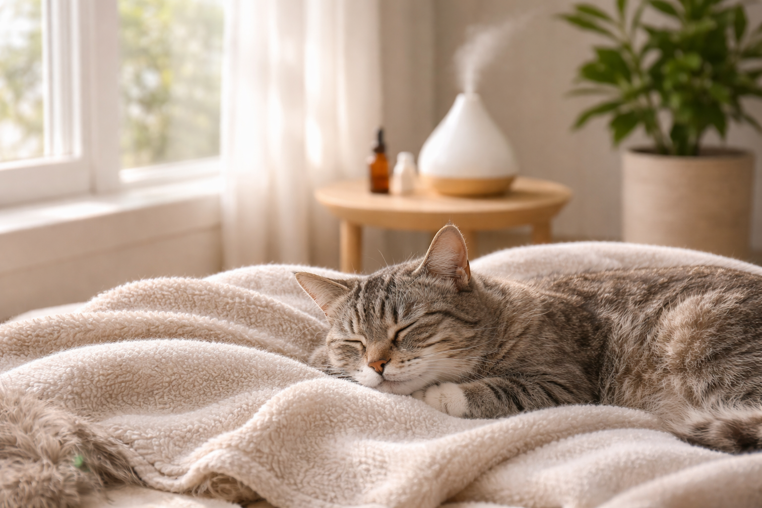 Calming Scents for Cats: What Helps an Anxious Cat Without Overdoing It