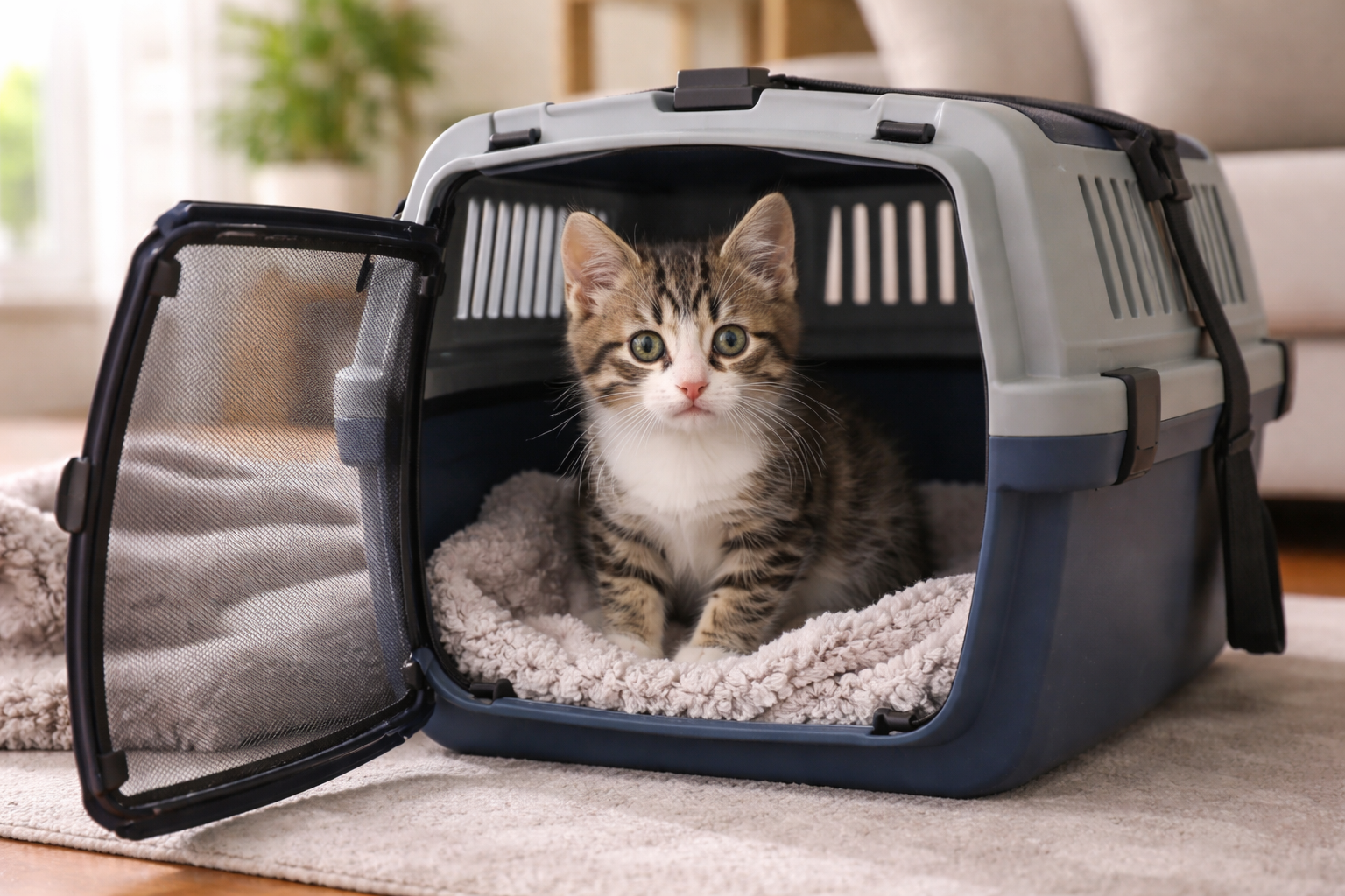 Scared Kitten After Travel or a Vet Visit? How to Help Them Settle In
