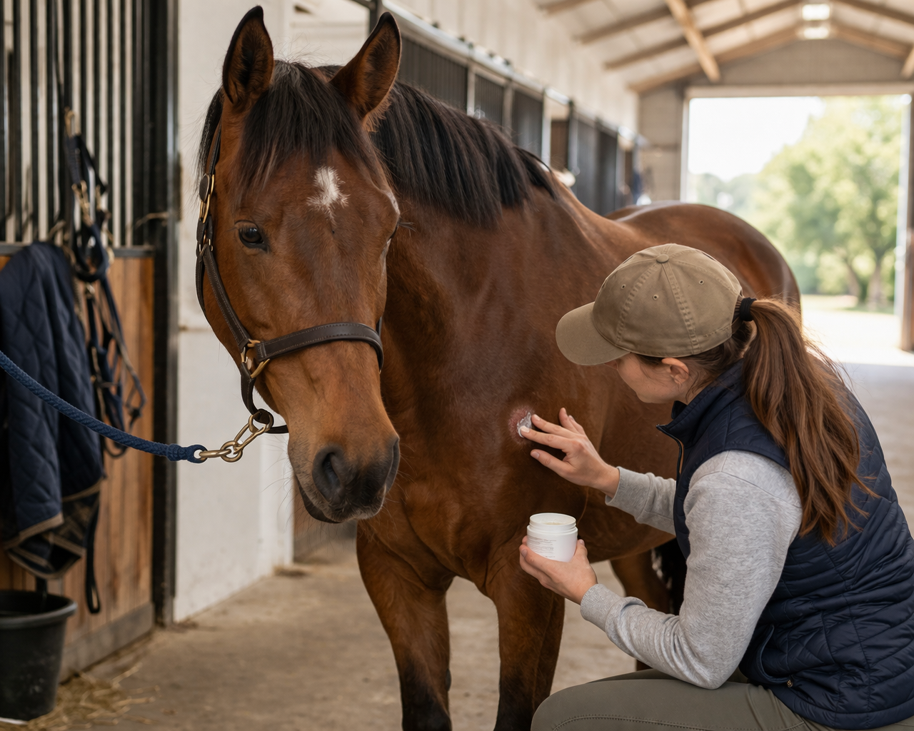 Horse Ointment for Minor Skin Irritation and First Aid Support