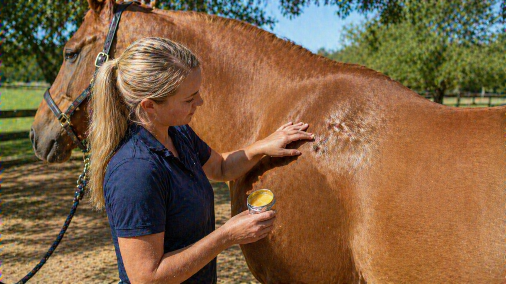 Horse Ointment for Summer Skin Irritation, Minor Wounds, and Field Care