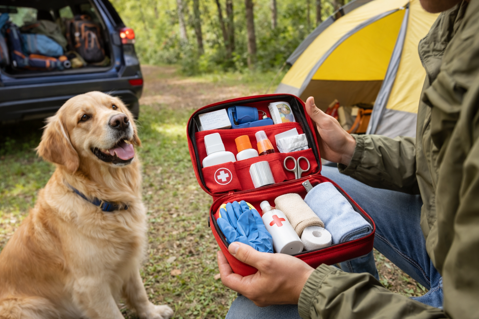 Pet Emergency Kit for Camping, Travel, and Natural Disaster Preparedness