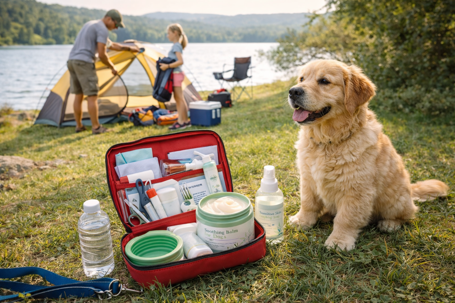 Pet Emergency Kit for Camping, Fishing, and Summer Travel With Pets