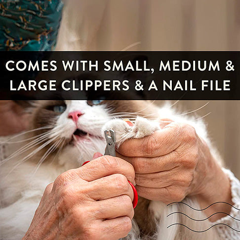 Professional Pedicure Kit for Cats With Guillotine Clipper