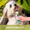 Gou Gou Pets Joint comforting shampoo with dog image and product image.