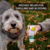 First aid instant relief for swelling and bleeding for dogs