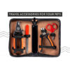 Gou Gou Pets pedicure kit with millers forge travel accessories.